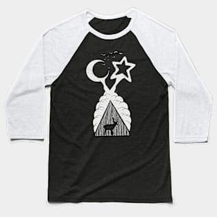 Natural scissor Baseball T-Shirt